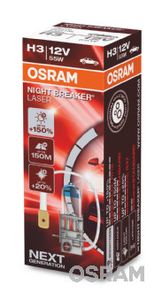 NIGHT BREAKER® LASER next generation OSRAM, Spanning (Volt)12V