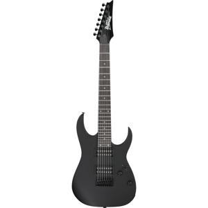 Ibanez GRG7221 Gio Black Flat 7-snarige elektrische gitaar