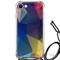 iPhone SE 2022 | 2020 | 8 | 7 Shockproof Case Polygon Dark