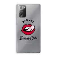 Badass Babes Club: Samsung Galaxy Note 20 / Note 20 5G Transparant Hoesje