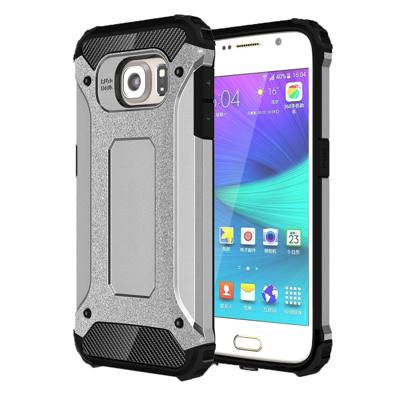 Voor Samsung Galaxy S6 / G920 harde Armor TPU + PC combinatie hoesje (zilver)