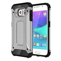 Voor Samsung Galaxy S6 / G920 harde Armor TPU + PC combinatie hoesje (zilver)
