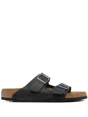 Birkenstock sandales Arizona à double brides - Noir