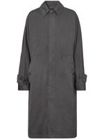 Burberry manteau en coton mélangé - Gris