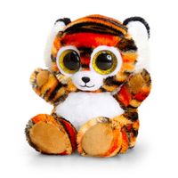 Keel Toys pluche tijger knuffel oranje 15 cm - thumbnail