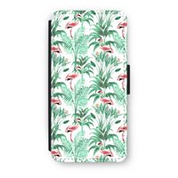 Flamingo bladeren: iPhone SE 2020 Flip Hoesje