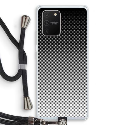 Musketon Halftone: Samsung Galaxy S10 Lite Transparant Hoesje met koord