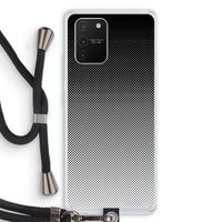 Musketon Halftone: Samsung Galaxy S10 Lite Transparant Hoesje met koord