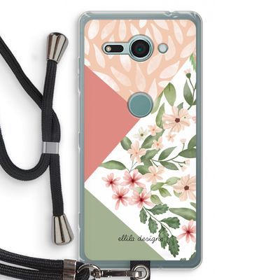 Sweet heaven geometrics: Sony Xperia XZ2 Compact Transparant Hoesje met koord