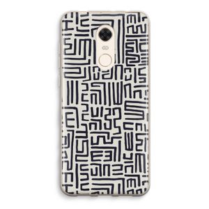 Moroccan Print: Xiaomi Redmi 5 Transparant Hoesje