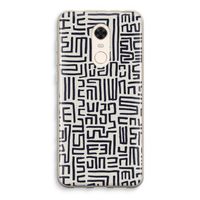 Moroccan Print: Xiaomi Redmi 5 Transparant Hoesje
