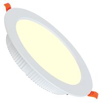 LED Downlight - Alexy - Inbouw Rond 8W - Warm Wit 3000K - Mat Wit Aluminium - Ø98mm - thumbnail