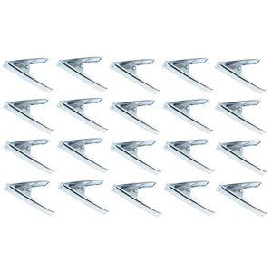 20x Zeilklem/zeilclip van metaal 10 cm