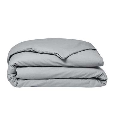 Dekbedovertrek vandaag essentieel - 220 x 240 cm - 2 personen - 100% une katoen - staal