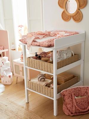 Compacte luiertafel. wit