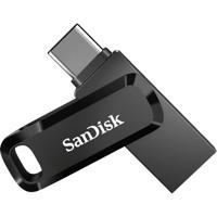 SanDisk ultra dual drive go 32 gb usb-stick (zwart, usb-a 3.2 (5 gbit/s), usb-c 3.2 (5 gbit/s))