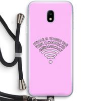 Home Is Where The Wifi Is: Samsung Galaxy J3 (2017) Transparant Hoesje met koord