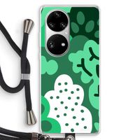 Bushes: Huawei P50 Pro Transparant Hoesje met koord