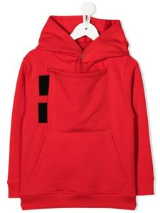 Givenchy Kids hoodie à logo brodé - Rouge