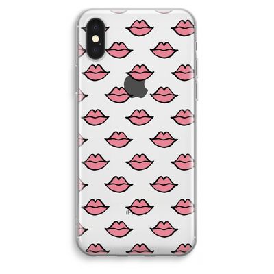 Lipjes: iPhone XS Max Transparant Hoesje