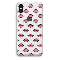 Lipjes: iPhone XS Max Transparant Hoesje