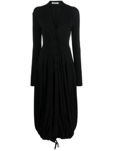 Philosophy Di Lorenzo Serafini robe mi-longue croisée à col v - Noir