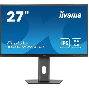 iiyama ProLite XUB2797QSU-B1 computer monitor 61 cm (24") 2560 x 1440 Pixels Wide Quad HD LED Zwart