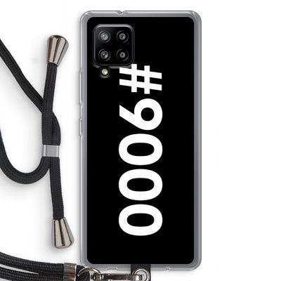 #9000: Samsung Galaxy A42 5G Transparant Hoesje met koord