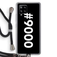 #9000: Samsung Galaxy A42 5G Transparant Hoesje met koord