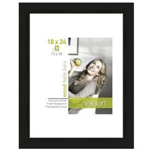 Nielsen Design nielsen fotolijst 8988041 apollon zwart 18x24 / 13x18 cm