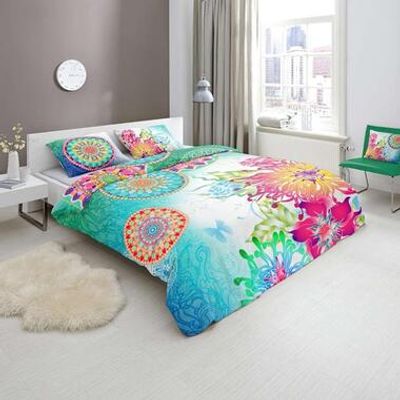 Hip dekbedovertrek Lazira - multikleur - 140x200/220 cm