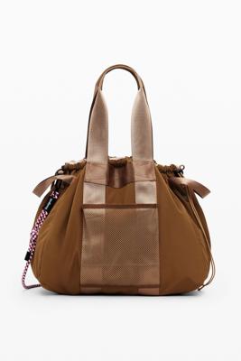Medium omkeerbare nylon tas - RED - U