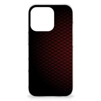 iPhone 16 Pro | TPU bumper | Geruit Rood
