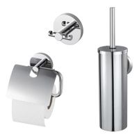 Aqualux PRO 2000 toilet accesoire set rond chroom