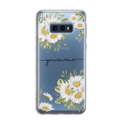 Daisies: Samsung Galaxy S10e Transparant Hoesje