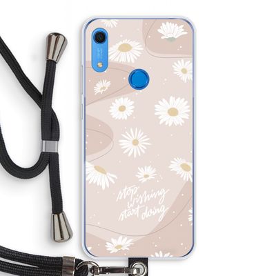 Daydreaming becomes reality: Huawei Y6s Transparant Hoesje met koord