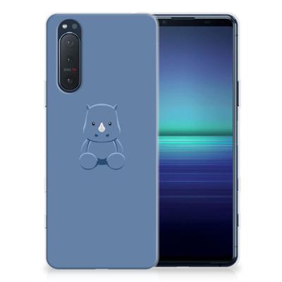 Sony Xperia 5II Telefoonhoesje met Naam Baby Rhino Sony Xperia 5II Telefoonhoesje met Naam Baby Rhino