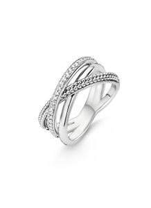 TI SENTO-Milano 12022ZI Ring zilver met zirconia Maat 48
