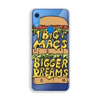 Big Macs Bigger Dreams: Huawei Y6s Transparant Hoesje