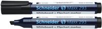 Schneider Schreibgeräte Maxx 293 markeerstift 10 stuk(s) Beitelvormige punt Zwart - thumbnail