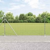 Weidehekwerk Zilver 25 x 1.2 m Gegalvaniseerd staal