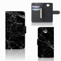 Microsoft Lumia 650 | Bookcase | Marmer Zwart - Origineel Cadeau Vader