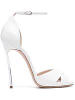 Casadei sandales Blade 125 mm - Blanc