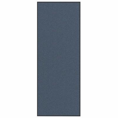 Deurmat 115x300 cm blauw