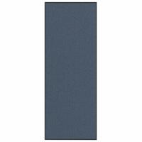 Deurmat 115x300 cm blauw