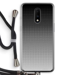 Musketon Halftone: OnePlus 7 Transparant Hoesje met koord