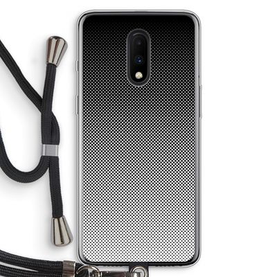 Musketon Halftone: OnePlus 7 Transparant Hoesje met koord