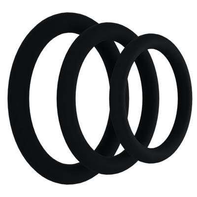 Doc Johnson Tri-Pack Silicone Gasket - Cockring Set