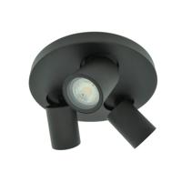 Lyora Zwarte badkamerspotSeller - IP44 3-lichts - 90632