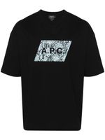 A.P.C. t-shirt imprimé - Noir